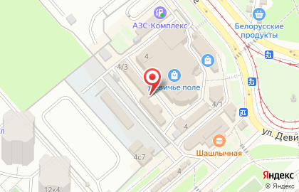 Магазин Молочный рай на улице Гаврилова на карте