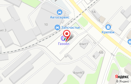 Сеть АЗС Газойл в 15-м проезде на карте