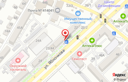 Салон ОртоИзделия на улице Яблочкова на карте