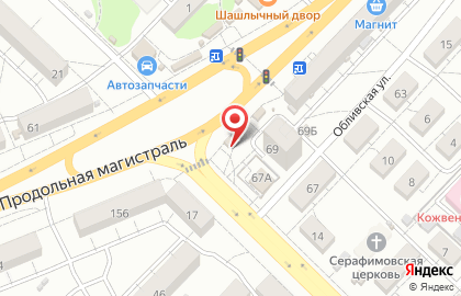 Магазин молочной продукции Волжаночка в Тракторозаводском районе на карте