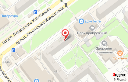 Ломбард Алмаз-Холдинг на проспекте Ленинского Комсомола на карте