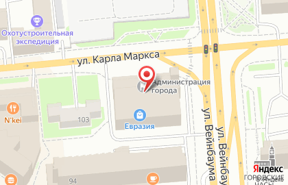 Кафе БлинБург на улице Карла Маркса на карте