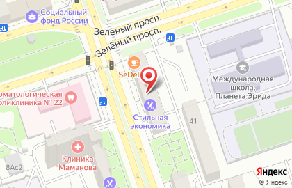 Магазин косметики и товаров для дома Улыбка Радуги на 1-й Владимирской улице на карте