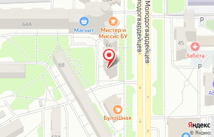 Торгово-сервисная фирма Express mobile сервис на улице Молодогвардейцев на карте