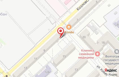 Автошкола в Волгограде на карте