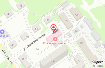 Станция скорой медицинской помощи в Автозаводском районе на карте