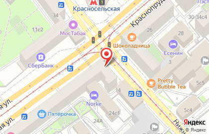 Магазин готовой еды Милти в Красносельском районе на карте