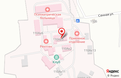 Сахалинская областная психиатрическая больница на улице Лермонтова на карте