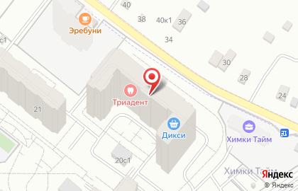 Авиатор, ЗАО Жилищный капитал в Химках на карте