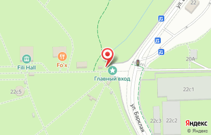 Киоск быстрого питания на Багратионовской на карте