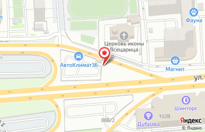 Автоклимат36 в Коминтерновском районе на карте