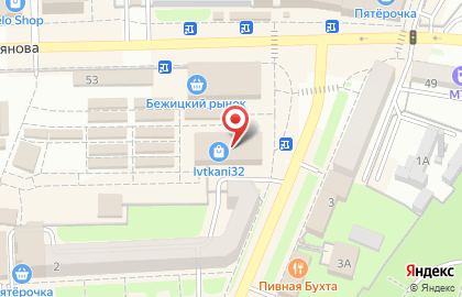 Люкс на улице Ульянова на карте