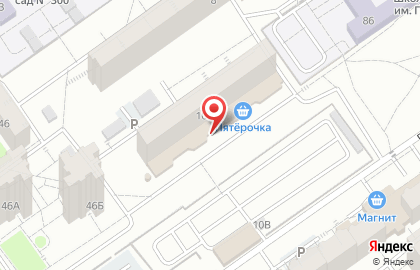 Супермаркет Пятёрочка на проспекте Карла Маркса, 10 на карте