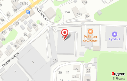 Торговая компания Элис на Ленточной улице на карте