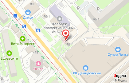 Аптека в Туле на карте