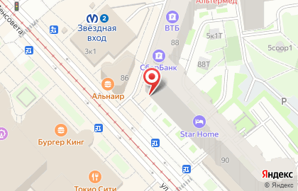 Центр приема платежей Петроэлектросбыт в Московском районе на карте