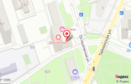 Киоск быстрого питания на Осташковской улице на карте
