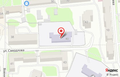 Детский сад Светлячок №2 на улице Свердлова на карте