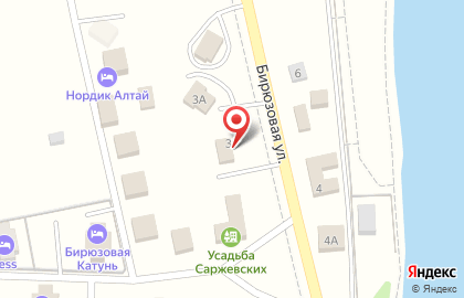 Комплекс отдыха Усадьба Саржевских на Бирюзовой улице на карте