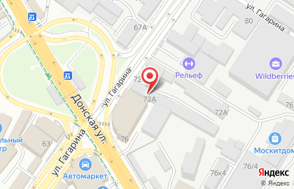 Клуб Лидер в Центральном районе на карте