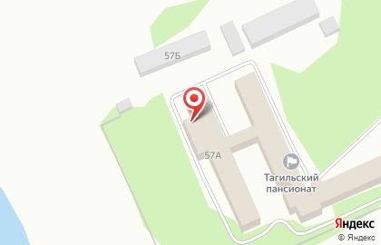 Тагильский пансионат для престарелых и инвалидов в Нижнем Тагиле на карте