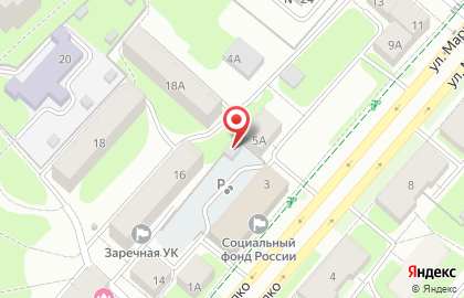 Автостоянка в Перми на карте