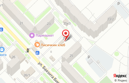 Магазин разливного пива Главпивторг в Октябрьском районе на карте