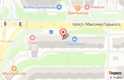 Сервисный центр Мастер-сервис на проспекте Максима Горького на карте