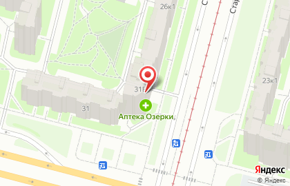 Книжно-канцелярский магазин Буквоед на Богатырском проспекте, 31 лит б на карте