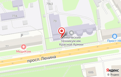Дзержинский химический техникум им. Красной Армии на карте