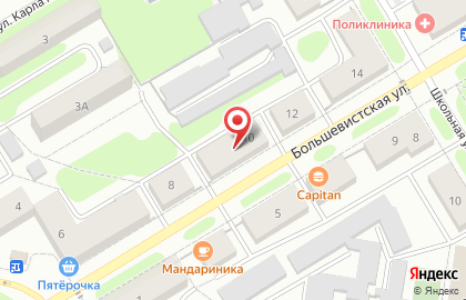 Магазин канцтоваров и игрушек Непоседы на Большевистской улице на карте