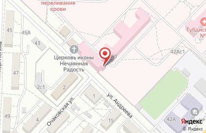 Клиническая больница №4 в Тракторозаводском районе на карте