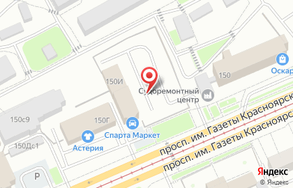 Парадный вход в Кировском районе на карте