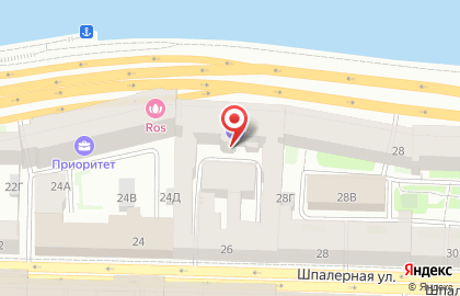 Торгово-сервисная компания Ирлайн на Воскресенской набережной на карте