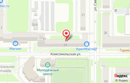 SPAR express на Комсомольской на карте