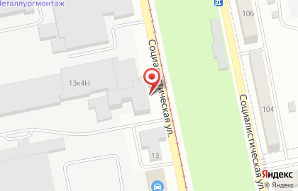 Компания Метиз Центр на Социалистической улице на карте