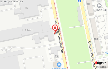 Компания Метиз Центр на Социалистической улице на карте