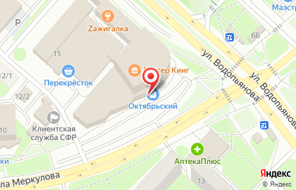 Салон мебели Глазов в Октябрьском районе на карте