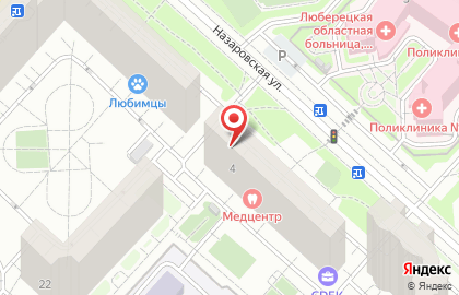 Мини-маркет Анжела на Назаровской улице на карте