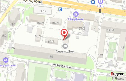 Валентина на улице Суворова на карте