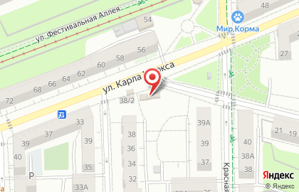 Пекарня Русский хлеб в Центральном районе на карте