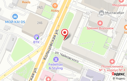 Торговая фирма Флагман на улице Чайковского на карте