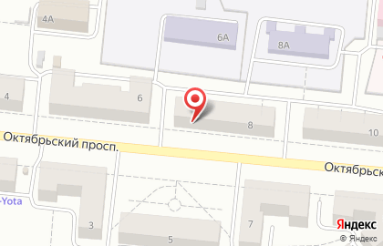 Магазин одежды Комод на Октябрьском проспекте на карте