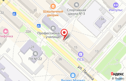 Салон сотовой связи 7 соток на улице Ленина на карте
