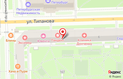 Детский сад №82 на метро Московская на карте