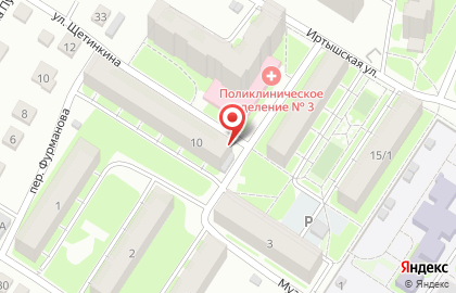 Магазин продуктов в Томске на карте