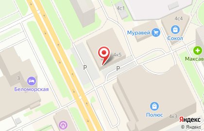 Терминал Сбербанк в Архангельске на карте