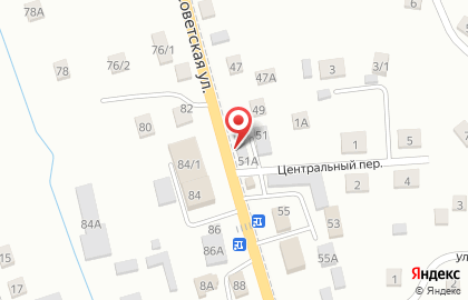 Мясной магазин Мясоедов на Советской улице на карте