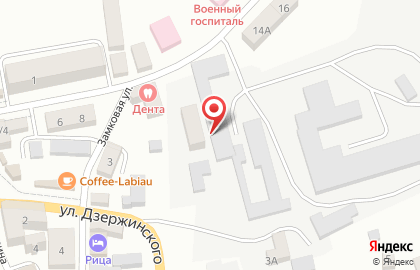 Военный комиссариат городов Гвардейска и Полесска, Гвардейского и Полесского районов на Красноармейской улице на карте