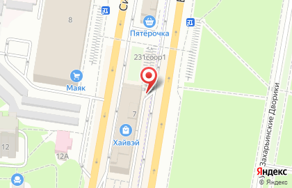 КОРАЛ ТРЕВЕЛ на Симферопольском шоссе на карте